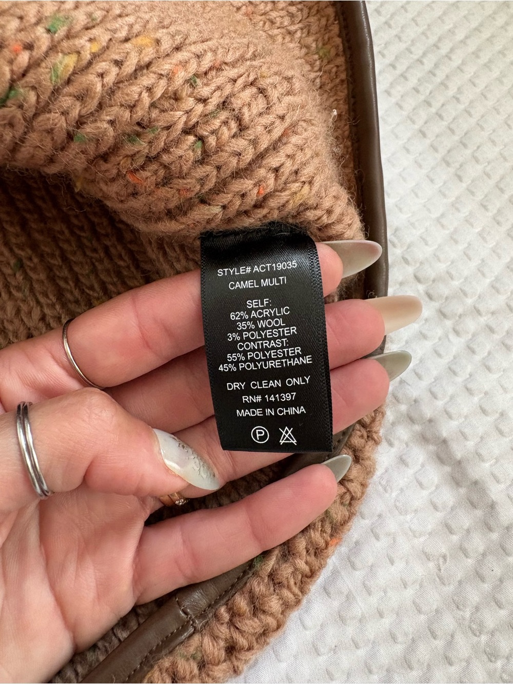 ASTR Camel Knit Cardigan - Jacket XS - Picture 4 of 5